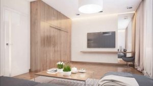 Красивый дизайн комнаты 16 м.кв, Минимализм в интерьере.