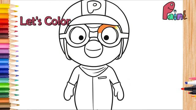 Cara Menggambar Pororo | How to Draw Pororo The Little Penguin - Paintingku смотреть онлайн