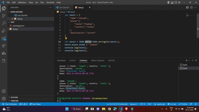 Object Deep Cloning, Spread operator, JSON stringify, Json parse , Lodash смотреть онлайн