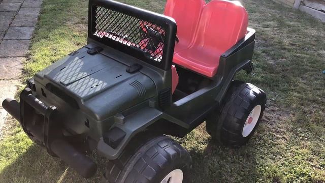 Peg Perego Gaucho REBUILD 12v Remote Ride on Jeep Restoration смотреть онлайн