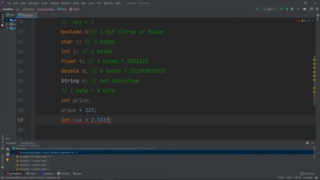 variables | Java Basics part 1 sohar university смотреть онлайн