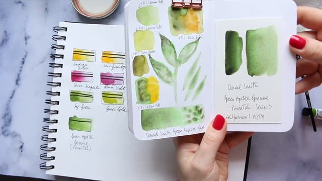 NEW Series! Watercolour Pigment Demo - Episode 1 | Daniel Smith Green Apatite Genuine смотреть онлайн