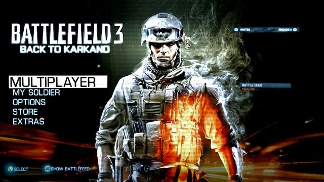 Battlefield 3: Back To Karkand menu concept смотреть онлайн