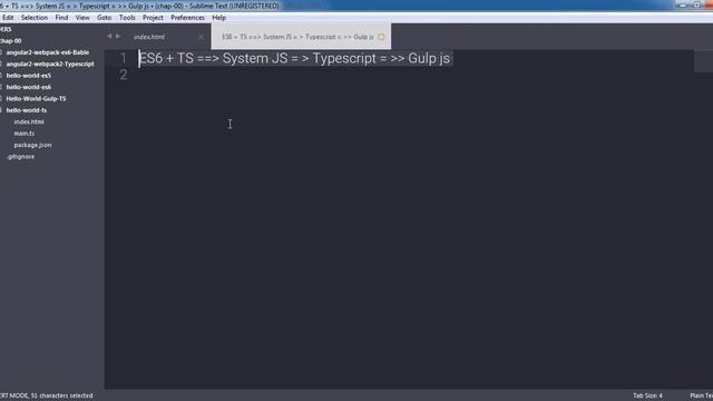 Angular 2 0 setup with ES6 ES5 TypeScript смотреть онлайн