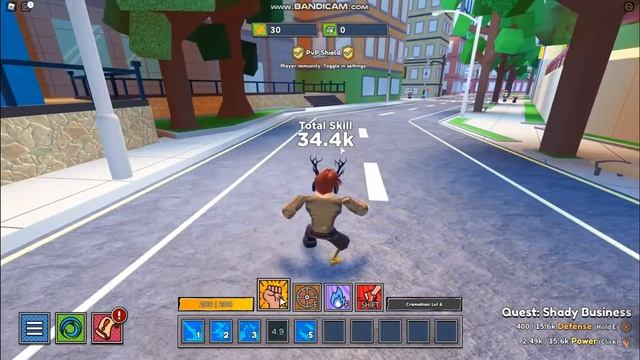 Hero Simulator [BETA] | обзор причуды Cremation | Roblox смотреть онлайн