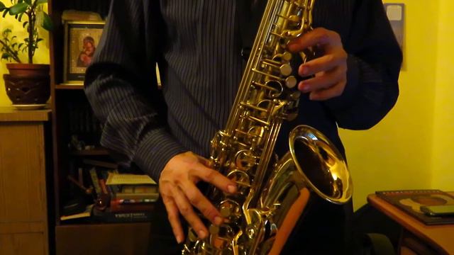 Странники в ночи strangers in the night саксофон