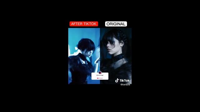 Trend Tik tok  2022 Wednesday Addams Dance.. Dens muzic.Trend muzik