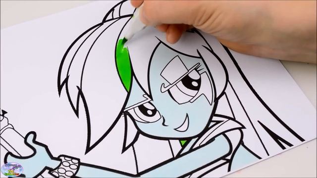 My Little Pony Equestria Girls Coloring Book Rainbow Dash Surprise Egg and Toy Collector SETC смотреть онлайн