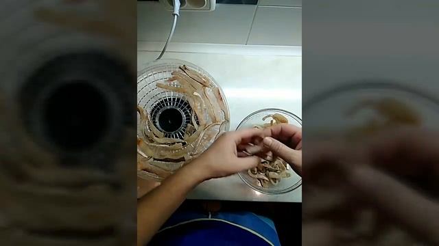 Вяленая рыба, янтарная с перцем, в сушилке. смотреть онлайн