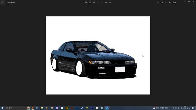 nissan silvia on ms paint 그림판 그림 смотреть онлайн