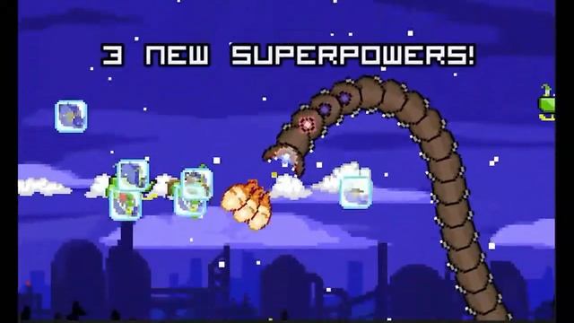 Super Mega Worm vs Santa 2 — всепожирающее зло. Игра для iPhone, iPad и Android смотреть онлайн