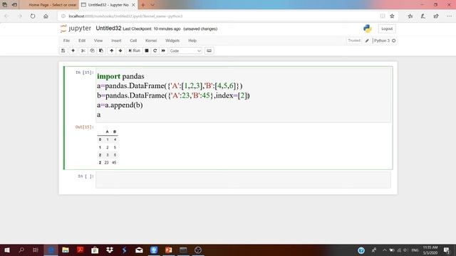 Pandas Dataframe:Creating/deleting/selecting rows/columns and Binary operations by Beena Rani смотреть онлайн