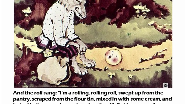 Колобок на английском. The Rolling Roll. смотреть онлайн
