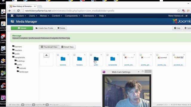 mediamanager Joomla! 3.3.3 Upload смотреть онлайн