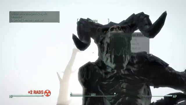 Fallout 4:Legendary mythic deathclaw versus a knife on survival смотреть онлайн