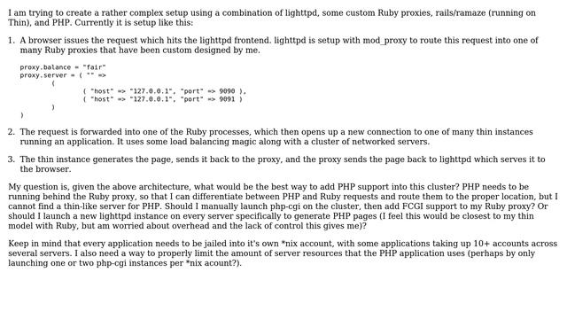 DevOps & SysAdmins: lighttpd and mod_proxy with PHP смотреть онлайн