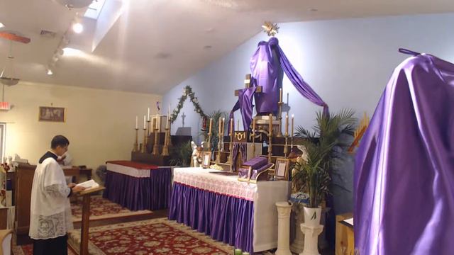 Traditional Latin Mass on Monday, March 25, 2024 Monday of Holy Week at 6:45 am & 8:30 am смотреть онлайн