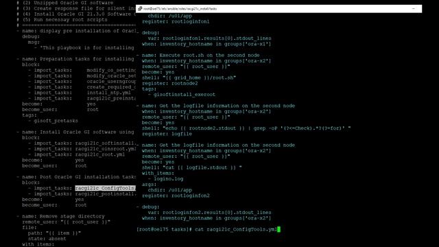 Automate Oracle 21c Grid Infrastructure Installations Using Ansible [GITHUB]. смотреть онлайн