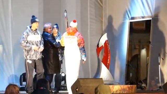 Олимпийский огонь стух в Костроме смотреть онлайн