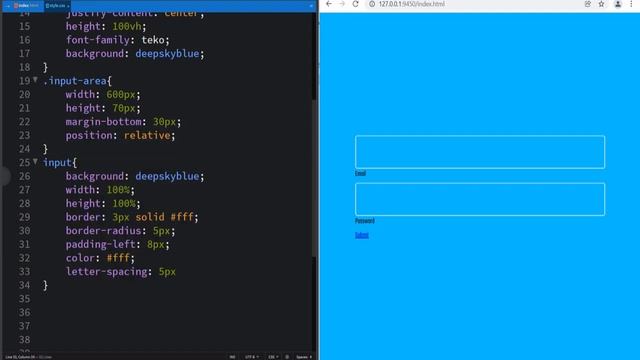 Input Label Animation using HTML and CSS | Input field Animation смотреть онлайн