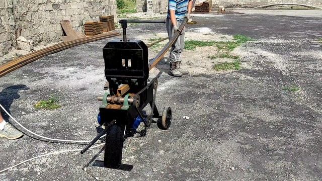 Трубогиб для арочного ангара. Гнули трубы, делали арки для ангара.й смотреть онлайн