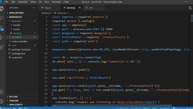 Web App w/ MERN Stack 1E. CRUD - Deploying (Heroku, Git) смотреть онлайн