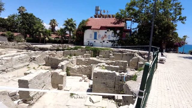 Турция Сиде. Antik Side. Море. Старый город Сиде. смотреть онлайн