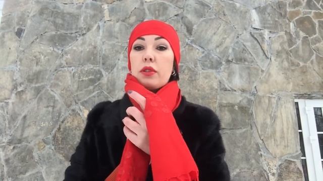 Как носить шаль зимой? Классические способы завязывания шали смотреть онлайн