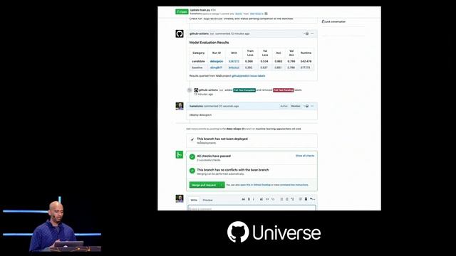 Machine learning operations with GitHub Actions and Kubernetes - GitHub Universe 2019 смотреть онлайн