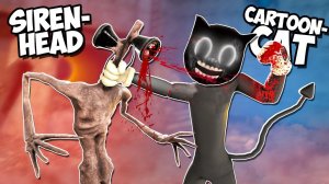 МУЛЬТЯШНЫЙ КОТ ПРОТИВ СИРЕНОГОЛОВОГО! КТО САМЫЙ СИЛЬНЫЙ? БЕЗУМНАЯ БИТВА SCP ЗА ЖИЗНЬ В Garry`s Mod