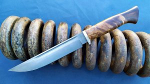 Как сделать Нож из пружины для Хозяйственных нужд !