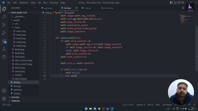 Pygame Tutorial for Beginners | Chrome Dino Game in Python #python #pygame смотреть онлайн