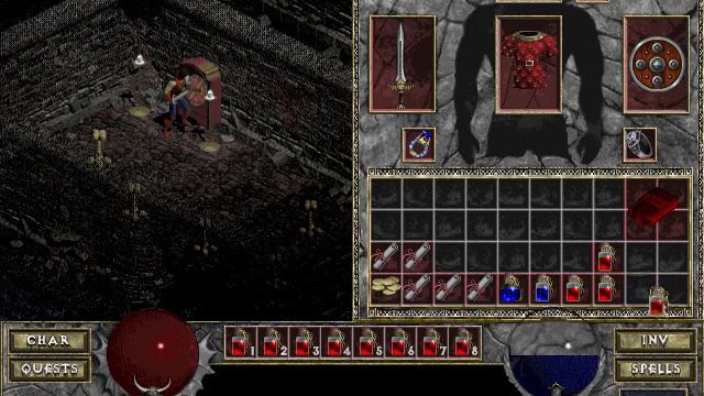 Diablo 1 Hellfire (NORMAL/7/Dungeon, Level 5: The magic rock) смотреть онлайн