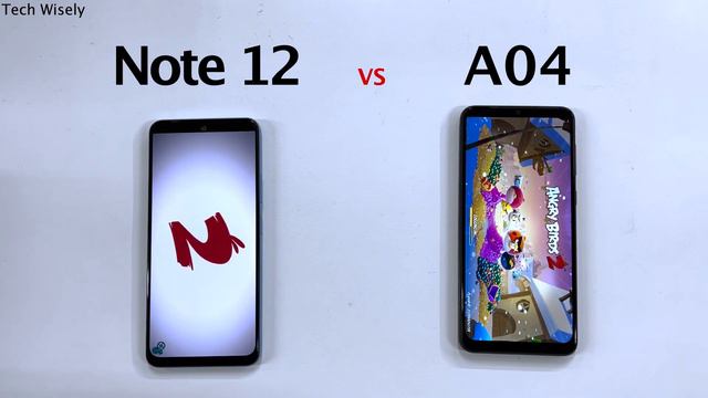 Xiaomi Redmi Note 12 vs SAMSUNG A04 - Speed Test смотреть онлайн