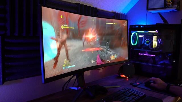 AOC CU34G2X -The Best Value 34inch 144hz Ultrawide?! смотреть онлайн