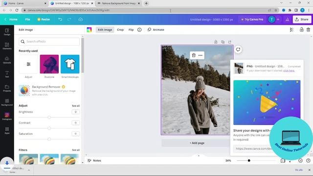 How to blur a background in Canva 2024 смотреть онлайн