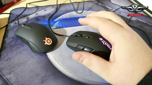 Обзор-сравнение SteelSeries Rival 100 и Roccat Kiro смотреть онлайн