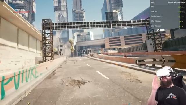 CYBERPUNK 2077 VR on a 4090 is MINDBLOWING // INSANE VR GRAPHICS! смотреть онлайн