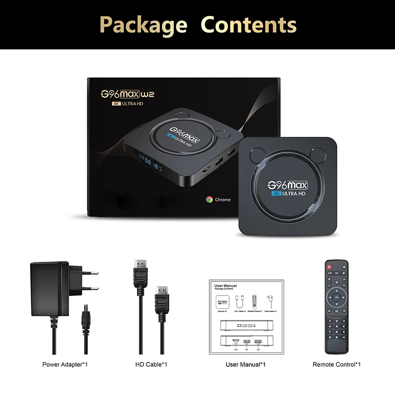 Новинка Tv Box G96  MAX W2 AV1  TOP 2022