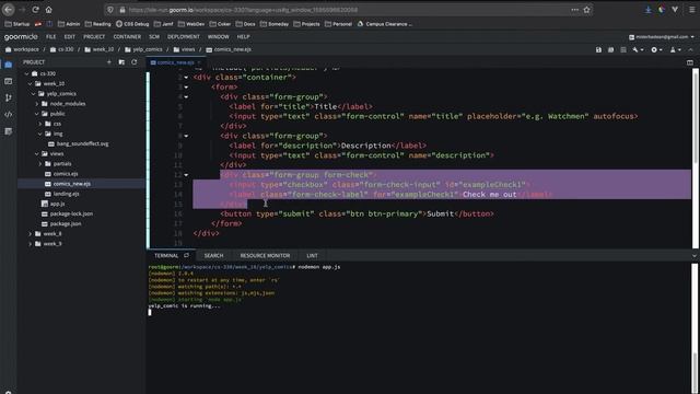 Full Stack Web Developer Course: 10_7 - YelpClone: Form Styling with Bootstrap смотреть онлайн