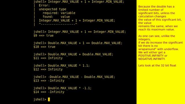 Lesson 32 - Data Types - under and overflow - part 2 - Overflowing with floating-point numbers смотреть онлайн