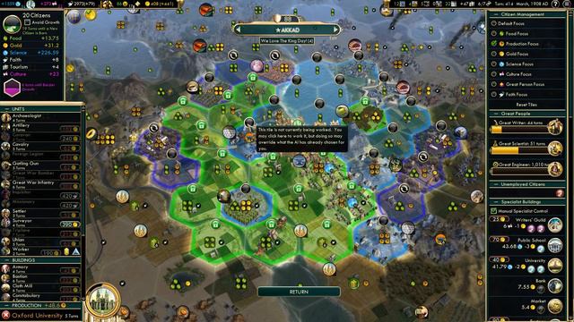 Civ 5 TSL - Sargon of Akkad (Immortal) - Episode 67 смотреть онлайн