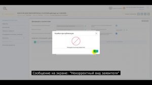 СРД: некорректный тип декларанта