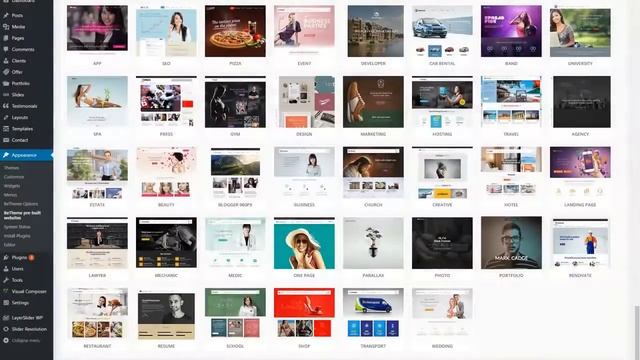 BE Theme PREMIUM- mais de 270 temas para WordPress COMPLETO смотреть онлайн