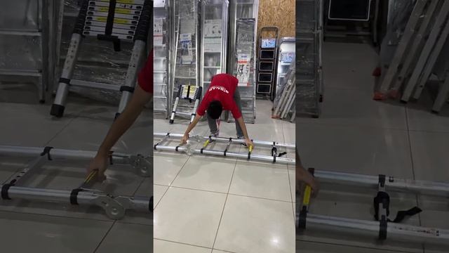 Телескопическая лестница ? #стремянка#лестница#shots #ladder смотреть онлайн