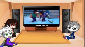 Реакция на Майнкрафт песню "Борьба"