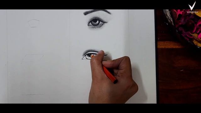 Quick & Easy Way to Draw Eyes Sketch Art | Tutorial Video смотреть онлайн