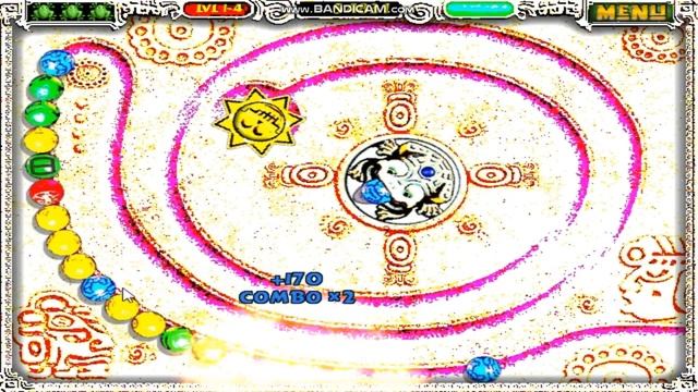 Zuma Deluxe but make your eyes hurt... смотреть онлайн