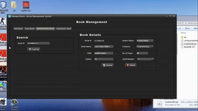 Library Management System Using JAVA смотреть онлайн