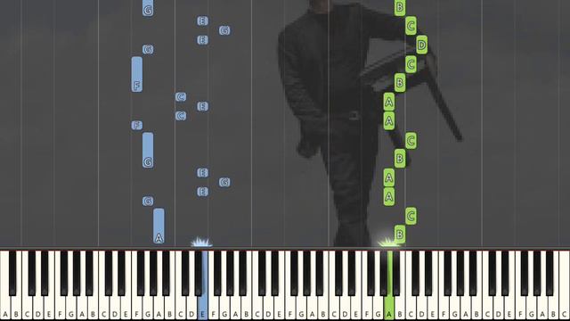 Petricor - Ludovico Einaudi | Piano Tutorial | Synthesia | How to play | Easy Piano смотреть онлайн